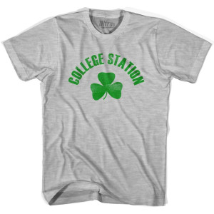 College Station Shamrock Youth Cotton T-Shirt - Grey Heather College Station Shamrock Youth Cotton T-Shirt - Grey Heather