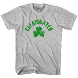 Clearwater Shamrock Cotton T-Shirt - Grey Heather
