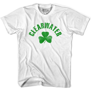Clearwater Shamrock Womens Cotton T-shirt - White