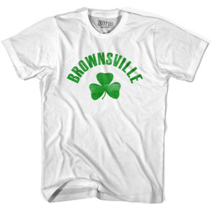 Brownsville Shamrock Womens Cotton T-shirt - White