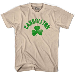 Carrollton Shamrock Cotton T-Shirt - Creme