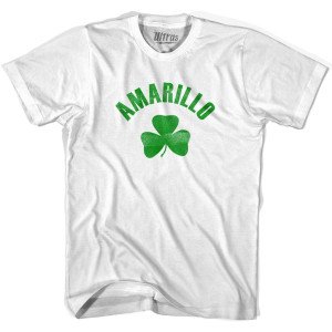 Amarillo Shamrock Youth Cotton T-shirt - White Amarillo Shamrock Youth Cotton T-shirt - White