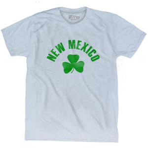 New Mexico State Shamrock Tri-Blend T-Shirt - Athletic White New Mexico State Shamrock Tri-Blend T-Shirt - Athletic White