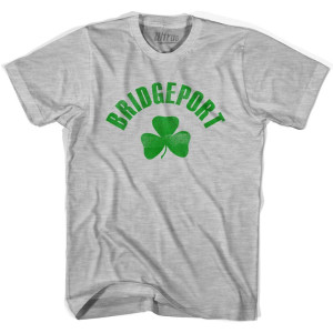 Bridgeport Shamrock Cotton T-Shirt - Grey Heather