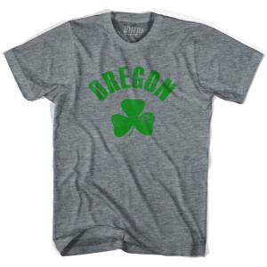 Oregon State Shamrock Tri-Blend T-shirt - Athletic Grey Oregon State Shamrock Tri-Blend T-shirt - Athletic Grey