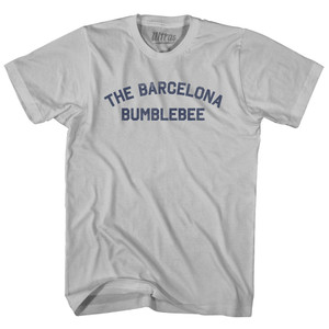The Barcelona Bumblebee Adult Cotton T-shirt - Cool Grey