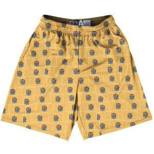 Tribe New Jersey State Party Flags Lacrosse Shorts Made in USA - Yellow Tribe New Jersey State Party Flags Lacrosse Shorts Made in USA - Yellow