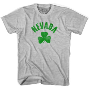 Nevada State Shamrock Cotton T-Shirt - Grey Heather Nevada State Shamrock Cotton T-Shirt - Grey Heather
