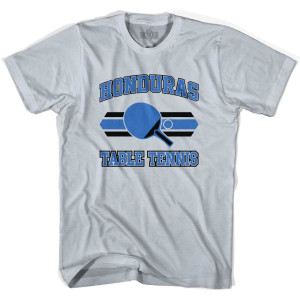 Honduras Table Tennis Adult Cotton T-Shirt - Cool Grey