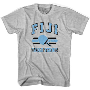 Fij Table Tennis Youth Cotton T-Shirt - Grey Heather Fij Table Tennis Youth Cotton T-Shirt - Grey Heather