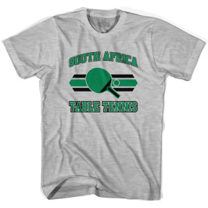 South Africa Table Tennis Youth Cotton T-Shirt - Grey Heather South Africa Table Tennis Youth Cotton T-Shirt - Grey Heather