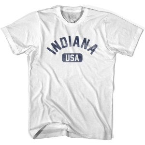 Indiana USA Womens Cotton T-shirt - White