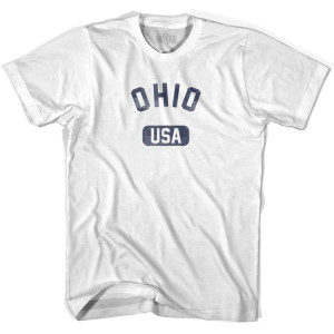 Ohio USA Youth Cotton T-shirt - White Ohio USA Youth Cotton T-shirt - White