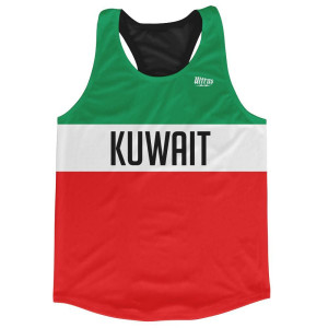Kuwait Country Finish Line Running Tank Top Racerback Track and Cross Country Singlet Jersey Made in USA - Red Green Kuwait Country Finish Line Running Tank Top Racerback Track and Cross Country Singlet Jersey Made in USA - Red Green