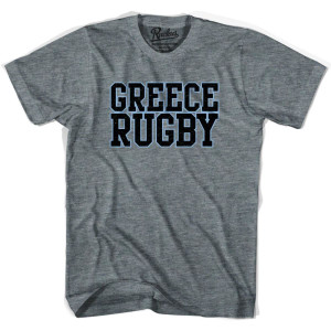 Greece Rugby Natons T-shirt - Athletic Grey Greece Rugby Natons T-shirt - Athletic Grey