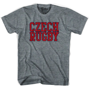 Czech Rugby Nations T-shirt - Athletic Grey Czech Rugby Nations T-shirt - Athletic Grey