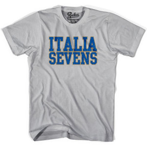 Italy Sevens Sevens Rugby T-Shirt - Cool Grey Italy Sevens Sevens Rugby T-Shirt - Cool Grey