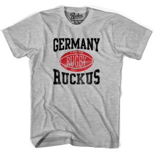 Germany Ruckus Rugby T-Shirt - Heather Grey