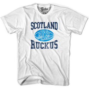 Scotland Ruckus Rugby T-Shirt - Cool Grey Scotland Ruckus Rugby T-Shirt - Cool Grey
