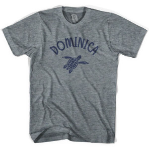 Dominica Beach Sea Turtle Womens Tri-Blend T-shirt - Athletic Grey Dominica Beach Sea Turtle Womens Tri-Blend T-shirt - Athletic Grey