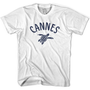 Cannes Beach Sea Turtle Youth Cotton T-shirt - White Cannes Beach Sea Turtle Youth Cotton T-shirt - White