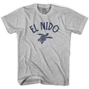 El Nido Beach Sea Turtle Youth Cotton T-Shirt - Grey Heather El Nido Beach Sea Turtle Youth Cotton T-Shirt - Grey Heather