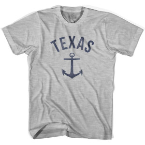 Texas State Anchor Home Cotton Youth T-Shirt - Grey Heather Texas State Anchor Home Cotton Youth T-Shirt - Grey Heather