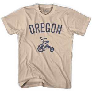 Oregon State Tricycle Adult Cotton T-Shirt - Creme Oregon State Tricycle Adult Cotton T-Shirt - Creme