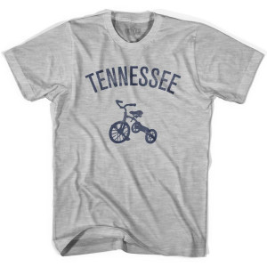 Tennessee State Tricycle Adult Cotton T-Shirt - Grey Heather