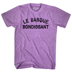 Le Basque Bondissant Adult Tri-Blend T-shirt - Athletic Purple