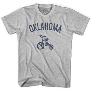 Oklahoma State Tricycle Adult Cotton T-Shirt - Grey Heather Oklahoma State Tricycle Adult Cotton T-Shirt - Grey Heather
