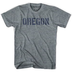 Oregon State Stencil Youth Tri-Blend T-shirt - Athletic Grey Oregon State Stencil Youth Tri-Blend T-shirt - Athletic Grey