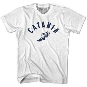 Catania Running Winged Foot Track T-Shirt - Adult - White Catania Running Winged Foot Track T-Shirt - Adult - White