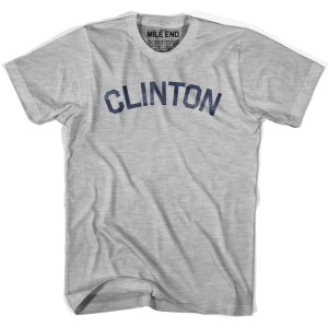 Clinton Vintage T-Shirt - Adult - Grey Heather