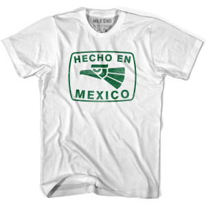Hecho En Mexico T-Shirt - Adult - White Hecho En Mexico T-Shirt - Adult - White