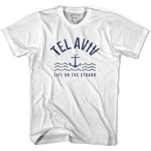 Tel Aviv Anchor Life on the Strand T-Shirt - Adult - White Tel Aviv Anchor Life on the Strand T-Shirt - Adult - White