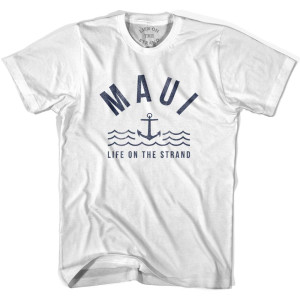 Maui Anchor Life on the Strand T-Shirt - Adult - White Maui Anchor Life on the Strand T-Shirt - Adult - White