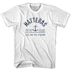 Hatteras Anchor Life on the Strand T-Shirt - Adult - White Hatteras Anchor Life on the Strand T-Shirt - Adult - White