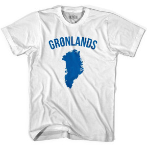 Ultras Greenland Gronland Country Soccer T-shirt - White Ultras Greenland Gronland Country Soccer T-shirt - White