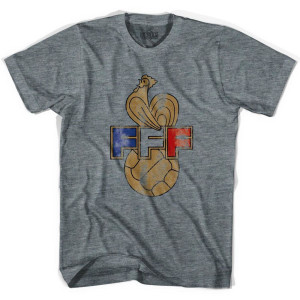 Ultras France Soccer Logo Soccer T-shirt - Athletic Grey Ultras France Soccer Logo Soccer T-shirt - Athletic Grey