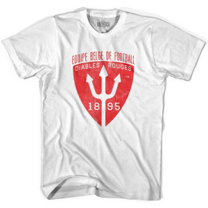 Ultras Belgium Diables Soccer T-shirt - White Ultras Belgium Diables Soccer T-shirt - White