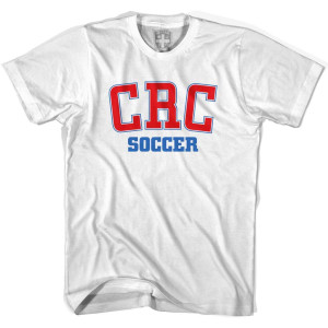 Costa Rica CRC Soccer Country Code T-shirt - White Costa Rica CRC Soccer Country Code T-shirt - White