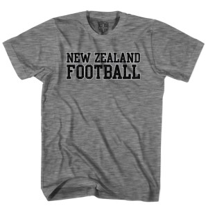 New Zealand Football Country T-Shirt - Heather Grey New Zealand Football Country T-Shirt - Heather Grey