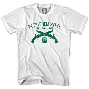 Bethlehem Steel Football Club Pistols T-shirt - White Bethlehem Steel Football Club Pistols T-shirt - White