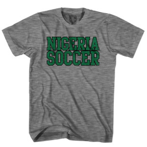 Nigeria Soccer Nations T-Shirt - Grey Heather Nigeria Soccer Nations T-Shirt - Grey Heather