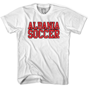 Albania Soccer Nations World Cup T-shirt - White Albania Soccer Nations World Cup T-shirt - White