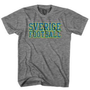 Sverige Football Country T-Shirt - Grey Heather Sverige Football Country T-Shirt - Grey Heather