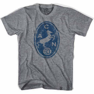 Napoli Horse Crest Soccer T-Shirt - Youth - Athletic Grey Napoli Horse Crest Soccer T-Shirt - Youth - Athletic Grey