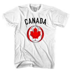Canada Soccer Ball T-shirt - White Canada Soccer Ball T-shirt - White