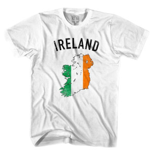 Ireland Flag & Country T-shirt - White Ireland Flag & Country T-shirt - White
